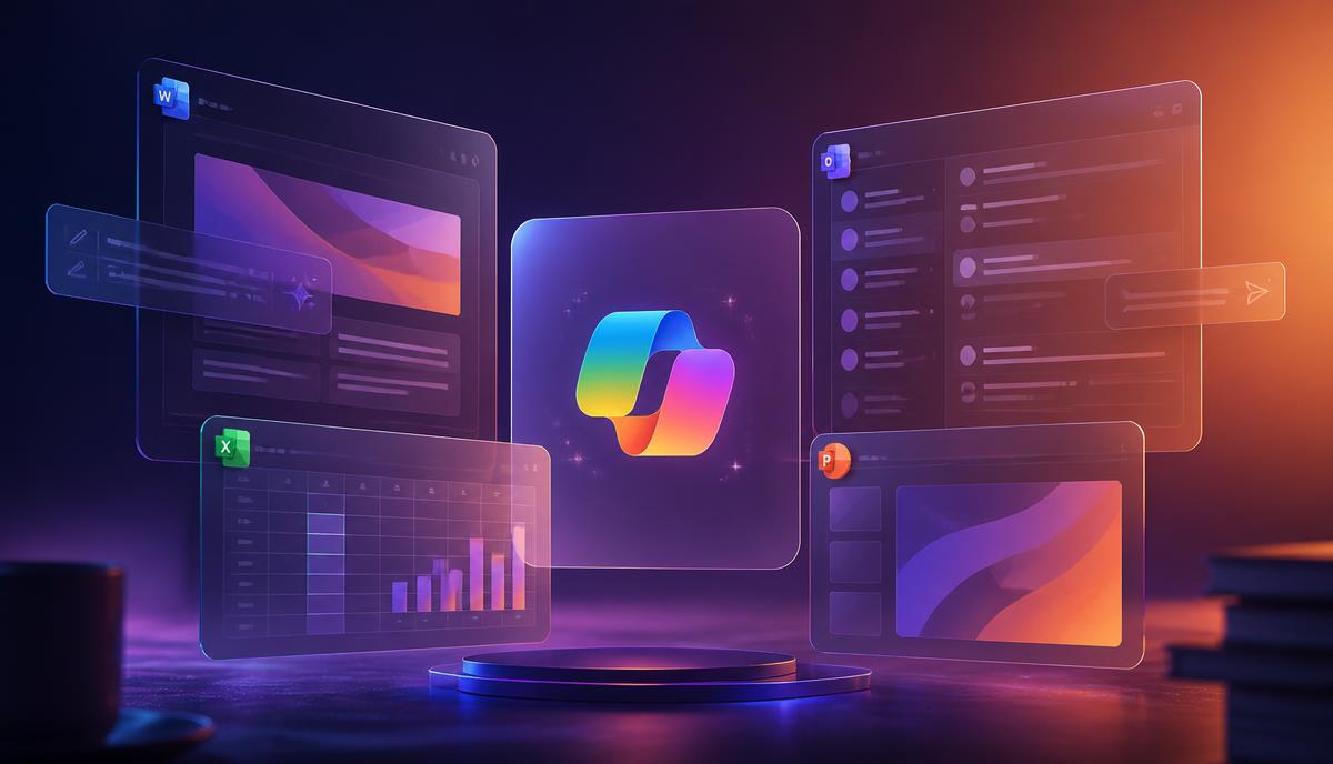 Outils IA pour salariés formés : ChatGPT entreprise, Microsoft Copilot 365, Word Excel Outlook Teams, bibliothèque de prompts internes, automatisation des tâches administratives, reporting, compte rendu de réunion, sécurité des données, charte IA, formation IA entreprise Carcassonne Occitanie, SpeedIzyCom, productivité PME, transformation digitale